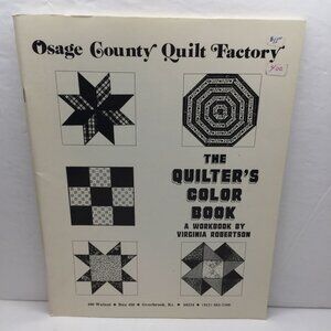 Vintage Osage County Quilt Factory Quilter's Color Workbook Virginia Robertson